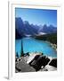 Moraine Lake, Valley of the Ten Peaks, Banff National Park, Rocky Mountains-Hans Peter Merten-Framed Photographic Print