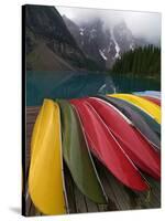 Moraine Lake, Valley of the Ten Peaks, Banff National Park, UNESCO World Heritage Site, Alberta, Ro-Hans Peter Merten-Stretched Canvas