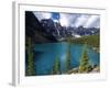 Moraine Lake, Valley of the Ten Peaks, Banff National Park, UNESCO World Heritage Site, Alberta, Ro-Hans Peter Merten-Framed Photographic Print