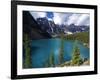 Moraine Lake, Valley of the Ten Peaks, Banff National Park, UNESCO World Heritage Site, Alberta, Ro-Hans Peter Merten-Framed Photographic Print