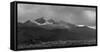 Moraine Park Vista of Rocky Mountains Range with Long's Peak, Colorado, USA-Anna Miller-Framed Stretched Canvas