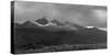 Moraine Park Vista of Rocky Mountains Range with Long's Peak, Colorado, USA-Anna Miller-Stretched Canvas