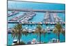 Moraira Alicante Marina Nautic Port High Angle View in Mediterranean-holbox-Mounted Photographic Print