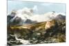 Moran: Teton Range, 1897-Thomas Moran-Mounted Giclee Print