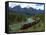 Morants Curve, Bow River, Canadian Pacific Railway, Near Lake Louise, Banff National Park, UNESCO W-Hans Peter Merten-Framed Stretched Canvas