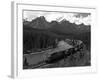 Morants Curve, Bow River, Canadian Pacific Railway, Near Lake Louise, Banff National Park, UNESCO W-Hans Peter Merten-Framed Photographic Print