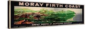 Moray Firth Coast, Poster Advertising the Gnsr-English School-Stretched Canvas