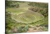 Moray Incan agricultural laboratory ruins, Sacred Valley, Peru.-Michael DeFreitas-Stretched Canvas