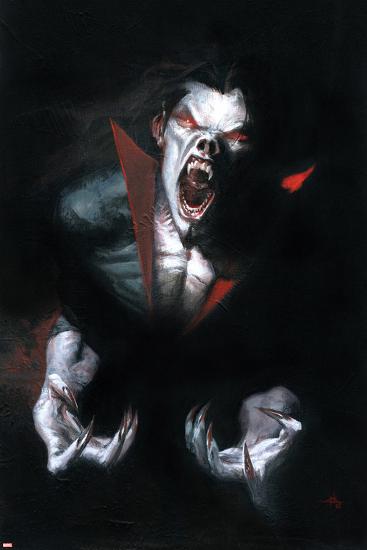 Morbius: the Living Vampire #1 Cover: Morbius-Gabriele DellOtto-Lamina Framed Poster