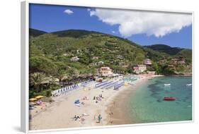 Morcone Beach, Golfo Stella, Island of Elba, Livorno Province, Tuscany, Italy-Markus Lange-Framed Photographic Print