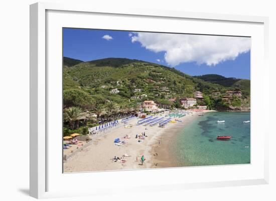 Morcone Beach, Golfo Stella, Island of Elba, Livorno Province, Tuscany, Italy-Markus Lange-Framed Photographic Print