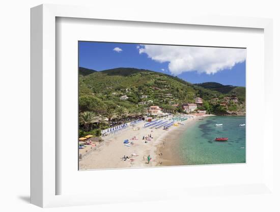 Morcone Beach, Golfo Stella, Island of Elba, Livorno Province, Tuscany, Italy-Markus Lange-Framed Photographic Print