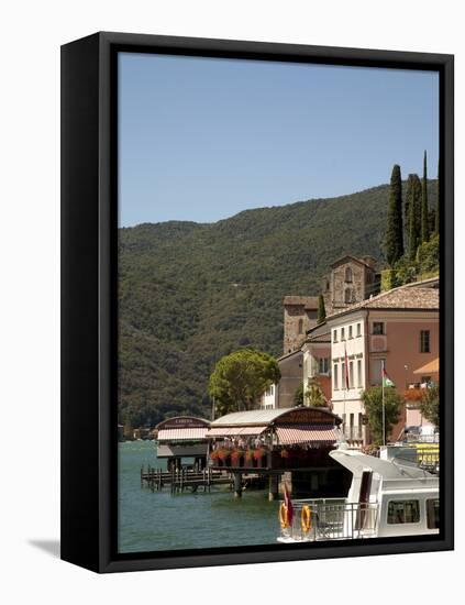 Morcote, Lake Lugano, Canton Tessin, Switzerland, Europe-Angelo Cavalli-Framed Stretched Canvas