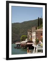 Morcote, Lake Lugano, Canton Tessin, Switzerland, Europe-Angelo Cavalli-Framed Photographic Print