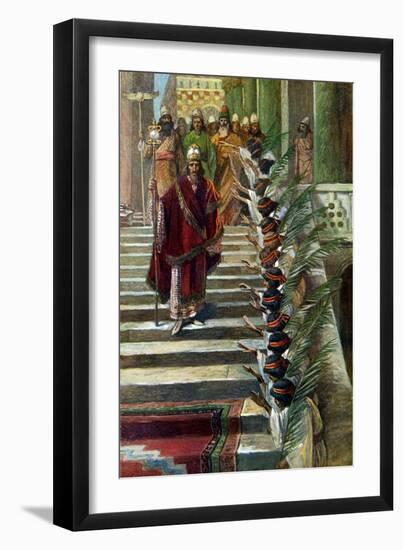 Mordecai 's Honour by J James Tissot - Bible-James Jacques Joseph Tissot-Framed Giclee Print