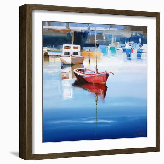 Mordialloc Moorings-Craig Trewin Penny-Framed Art Print