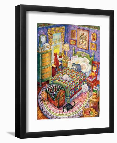 More Bedroom Cats-Bill Bell-Framed Premium Giclee Print