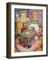 More Bedroom Cats-Bill Bell-Framed Giclee Print