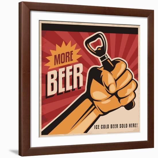 More Beer-Lukeruk-Framed Art Print