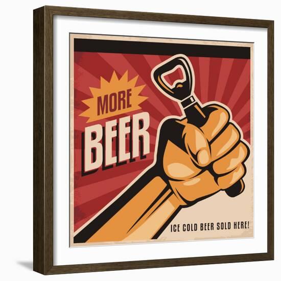 More Beer-Lukeruk-Framed Premium Giclee Print