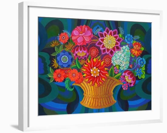 More Blooms in a Basket, 2013-Jane Tattersfield-Framed Giclee Print