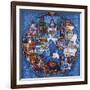 More Blue Room Cats-Bill Bell-Framed Giclee Print