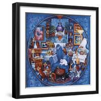 More Blue Room Cats-Bill Bell-Framed Premium Giclee Print