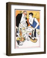 More Brain Madame? 1904-Paul Iribe-Framed Art Print