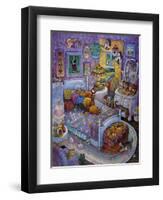 More Cats and Quilts-Bill Bell-Framed Premium Giclee Print