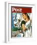 "More Clothes to Clean," Saturday Evening Post Cover, April 17, 1948-George Hughes-Framed Giclee Print