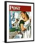 "More Clothes to Clean," Saturday Evening Post Cover, April 17, 1948-George Hughes-Framed Giclee Print