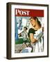 "More Clothes to Clean," Saturday Evening Post Cover, April 17, 1948-George Hughes-Framed Giclee Print