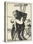 More Cruel Than Death, Illustration from the Kaiser's Garland by Edmund J. Sullivan, Pub. 1916-Edmund Joseph Sullivan-Stretched Canvas