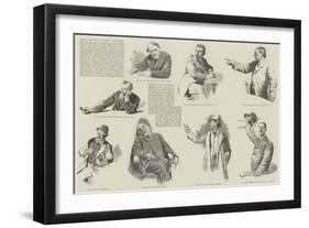 More Debating Society Sketches-null-Framed Giclee Print