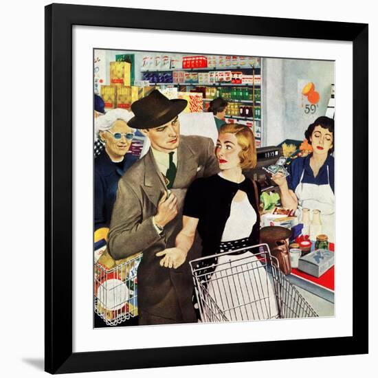 "More Money, Honey", July 21, 1951-George Hughes-Framed Giclee Print