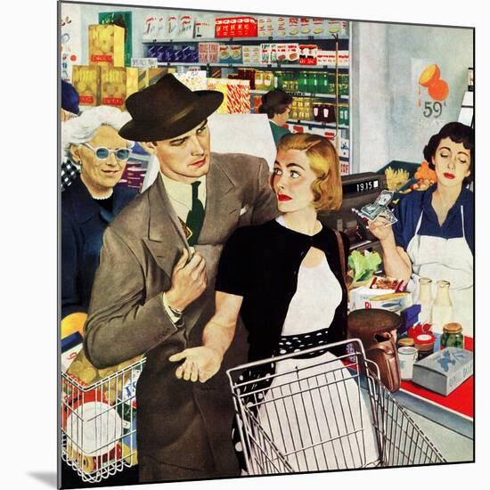"More Money, Honey", July 21, 1951-George Hughes-Mounted Giclee Print