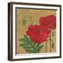 More Poppies with Pattern-Kathrine Lovell-Framed Art Print