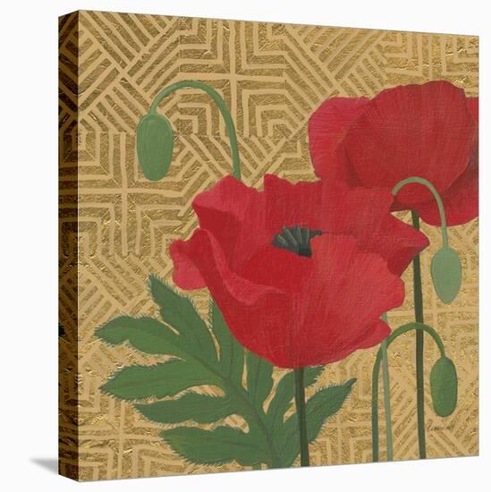 More Poppies with Pattern-Kathrine Lovell-Stretched Canvas