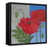 More Poppies-Kathrine Lovell-Framed Stretched Canvas