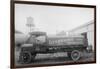 More Power from Lightening Motor Fuel from Penn Oil Truck-null-Framed Art Print