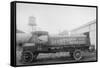 More Power from Lightening Motor Fuel from Penn Oil Truck-null-Framed Stretched Canvas