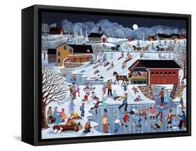 More Snow Coming-Sheila Lee-Framed Stretched Canvas