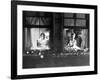 More The Merrier, Joel McCrea, Jean Arthur, 1943, Sitting Up In Bed In Seperate Rooms-null-Framed Photo