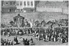 Horse-Drawn Carriage in a Parade, 1782-Moreau-Giclee Print