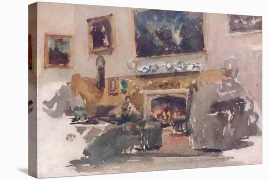 'Moreby Hall, Interior', 1884-James Abbott McNeill Whistler-Stretched Canvas