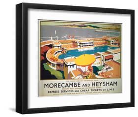 Morecambe and Heysham-null-Framed Art Print