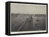 Morecambe Bay and Pier, Scene of the Accident on 9 September-null-Framed Stretched Canvas