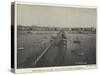 Morecambe Bay and Pier, Scene of the Accident on 9 September-null-Stretched Canvas