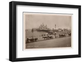 Morecambe, Lancashire: the Central Pier-null-Framed Photographic Print