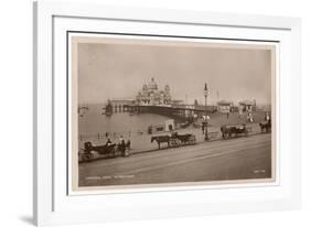 Morecambe, Lancashire: the Central Pier-null-Framed Photographic Print